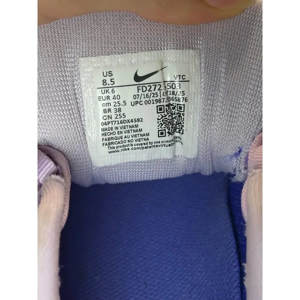 Nike Pegasus 41 FD2723-503 Athletic Sneaker Women's 8.5 Purple Mesh Training Gym